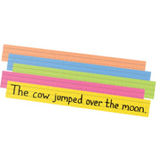 ® Peacock® Super-Bright Sentence Strips by Pacon – True, Tagboard, Assorted Colors, Pack of 100, Model P1733