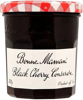 Bonne Maman Black Cherry Conserve (370g) - Pack of 2