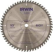 IRWIN Tools Classic Series Carbide Table/Miter Circular Saw Blade, 10-Inch, 60T (15370)