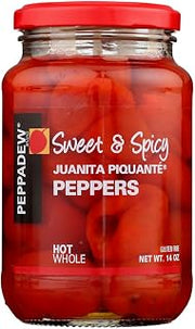 PEPPADEW Whole Piquante Peppers Sweet Hot (400g) - Pack of 6