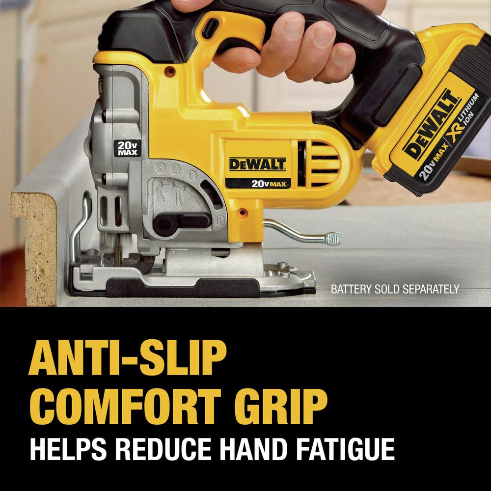20V MAX Jig Saw by DEWALT – One Size, Blend, Yellow, Model DCS331B