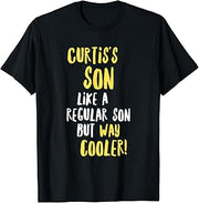 Curtis's Son Funny Text Design Men Boys T-Shirt