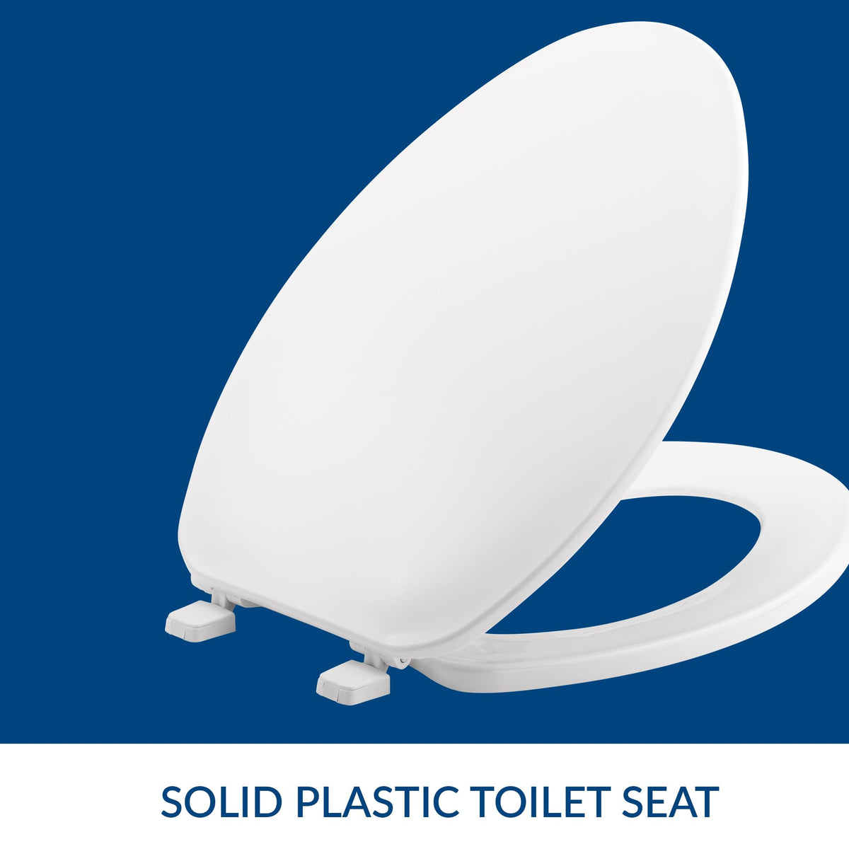 Bemis Elongated (Pack of 2) / American,Elongated / White Toilet Seats