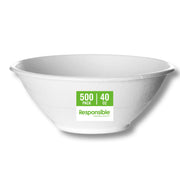 Responsible Products 40 oz (500 Count) / Classic White / Casual Bowls