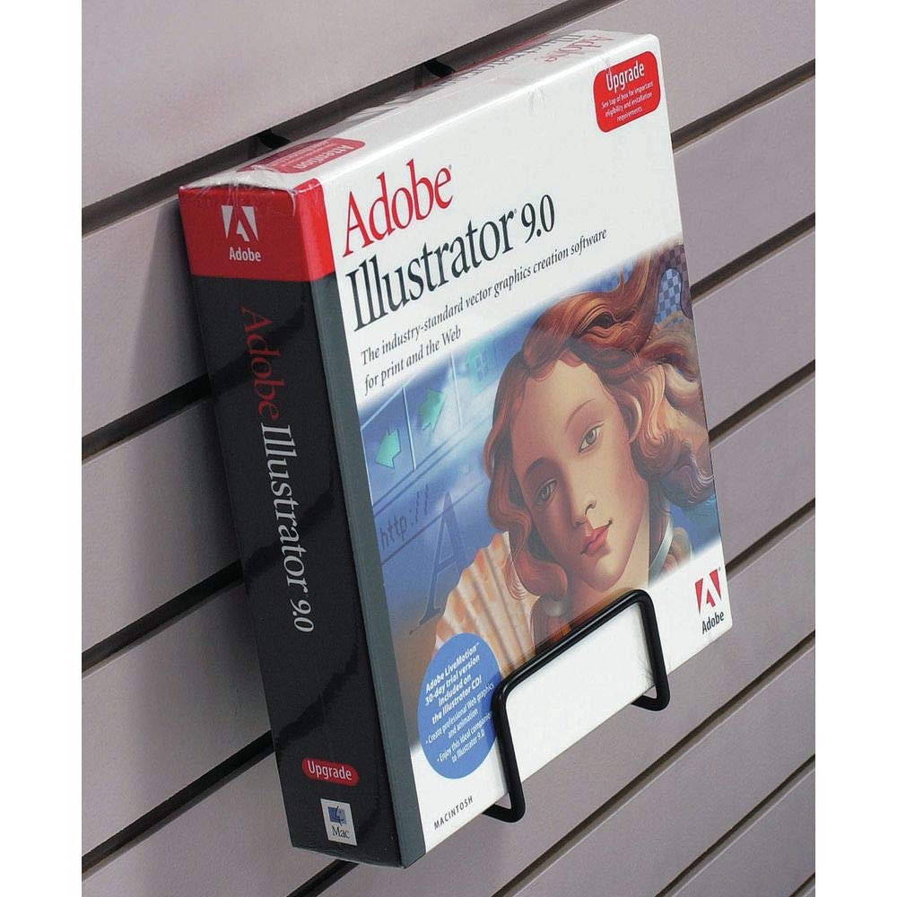 Black Slatwall Literature Holder by Retail Resource – Model 72779