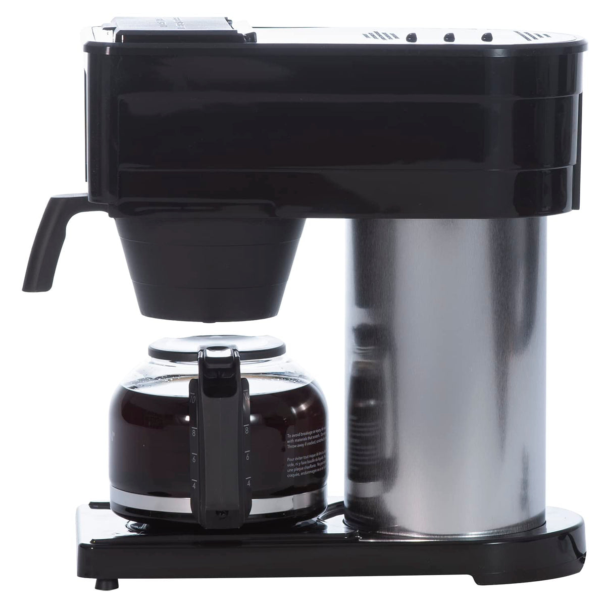 BX Speed Brew Classic 10-Cup Coffee Brewer by Bunn – 10 Cup Coffee Brewer), 10.0 cups, Stainless Steel, Black, Model 44900010199999997