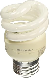 PHILIPS LED 417063 Energy Saver Compact Fluorescent T2 Mini-Twister (A19 Replacement) Household Light Bulb: 2700-Kelvin, 9-Watt (40-Watt Equivalent), E26 Medium Screw Base, Soft White, 4-Pack