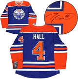 Taylor Hall Edmonton Autographed FNTCS Jersey