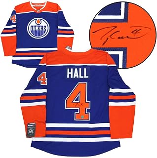 Taylor Hall Edmonton Autographed FNTCS Jersey
