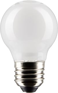Satco 5.5-Watt LED E26 Light Bulb, 3000K, 15000 Hour Rating, Dimmable