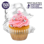 Stock Your Home 1500 Count / Transparent / 1.75 inches Food Storage Containers