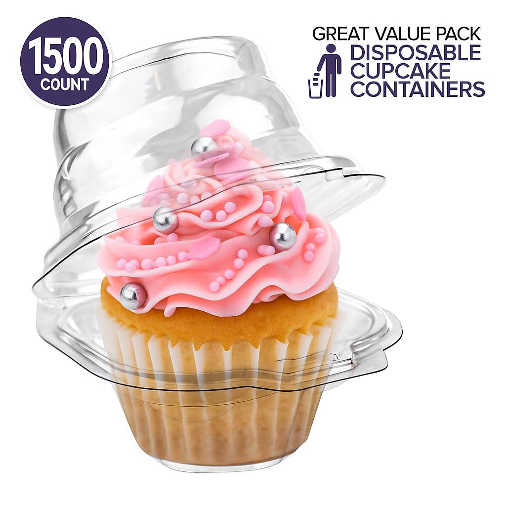 Stock Your Home 1500 Count / Transparent / 1.75 inches Food Storage Containers