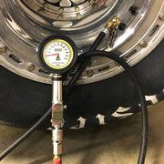 PRODUCTS Tire Inflator and Gauge by Joes Racing – 5 ft Air Hose, 2-1/2 in Diameter, Rubber, Model 32486