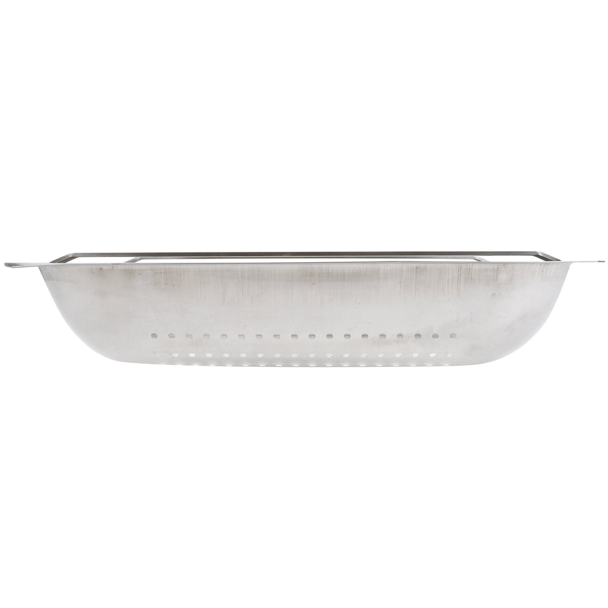 Stainless Steel 20" x 20" Pre-Rinse Basket - 4" Deep by Drain-Net – Silver