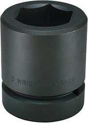 Wright Tool 95mm 2-1/2" Dr. 6 Pt. Std. Metric Impact Socket