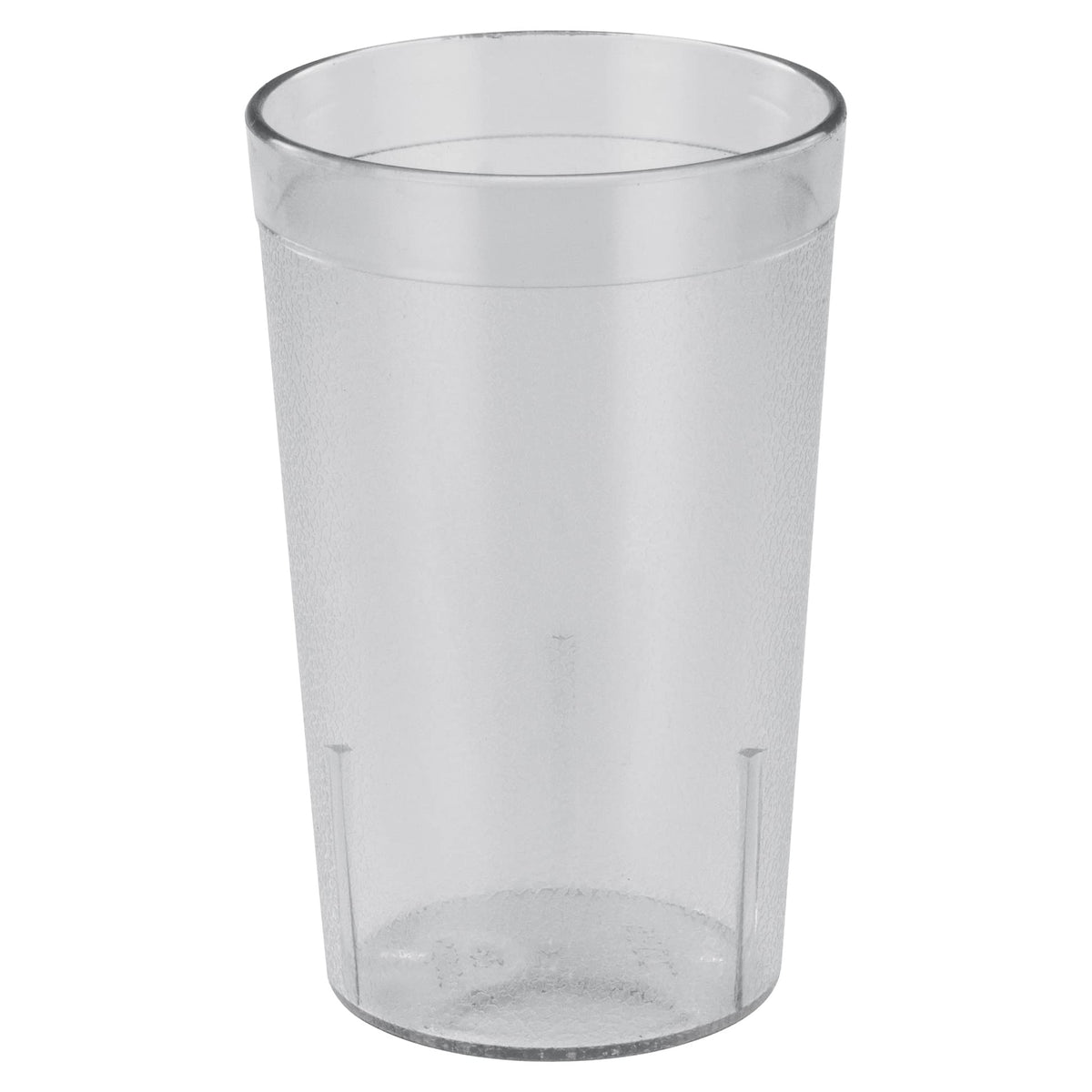 Pebbled Tumblers by Winco – 12 Ounces, 12.0 fluid_ounces, Plastic, Clear, Model ptp-12c