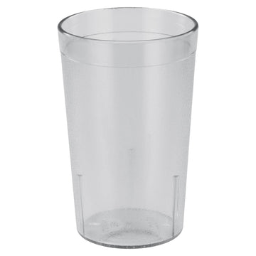 Pebbled Tumblers by Winco – 12 Ounces, 12.0 fluid_ounces, Plastic, Clear, Model ptp-12c