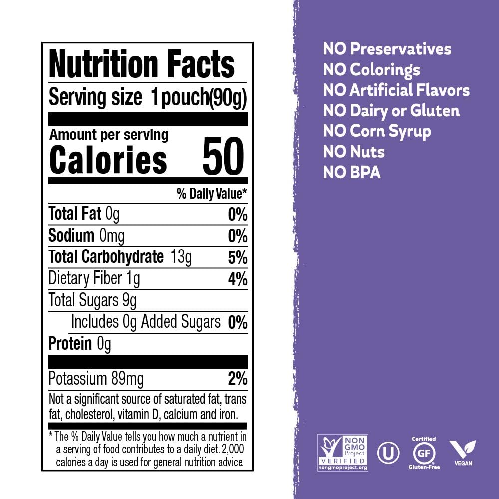 Buddy Fruits Multifruit / 3.2 Ounce (Pack of 18) / 18 Applesauce