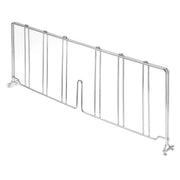 Chrome Divider 24" D x 8" H for Wire Shelves by Global Industrial – Chrome, Model AD824C