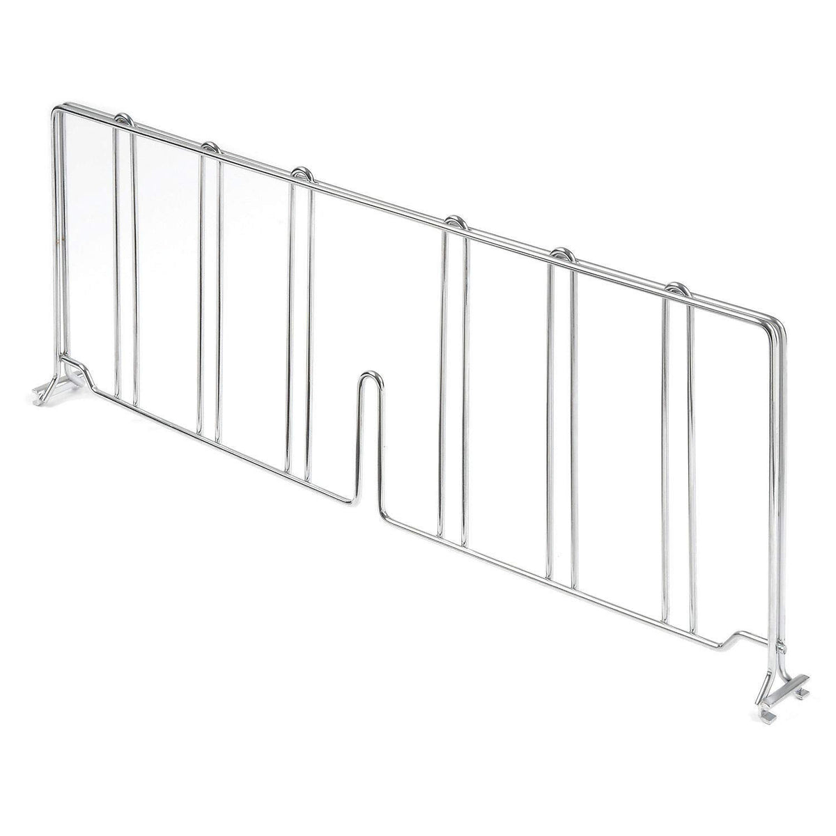 Chrome Divider 24" D x 8" H for Wire Shelves by Global Industrial – Chrome, Model AD824C
