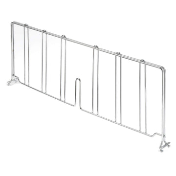 Chrome Divider 24" D x 8" H for Wire Shelves by Global Industrial – Chrome, Model AD824C