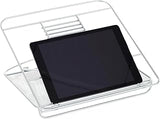 Safco Onyx Mesh Adjustable Ventilated Tabletop Laptop, Tablet Stand, Ergonomic Lift Stand' Silver
