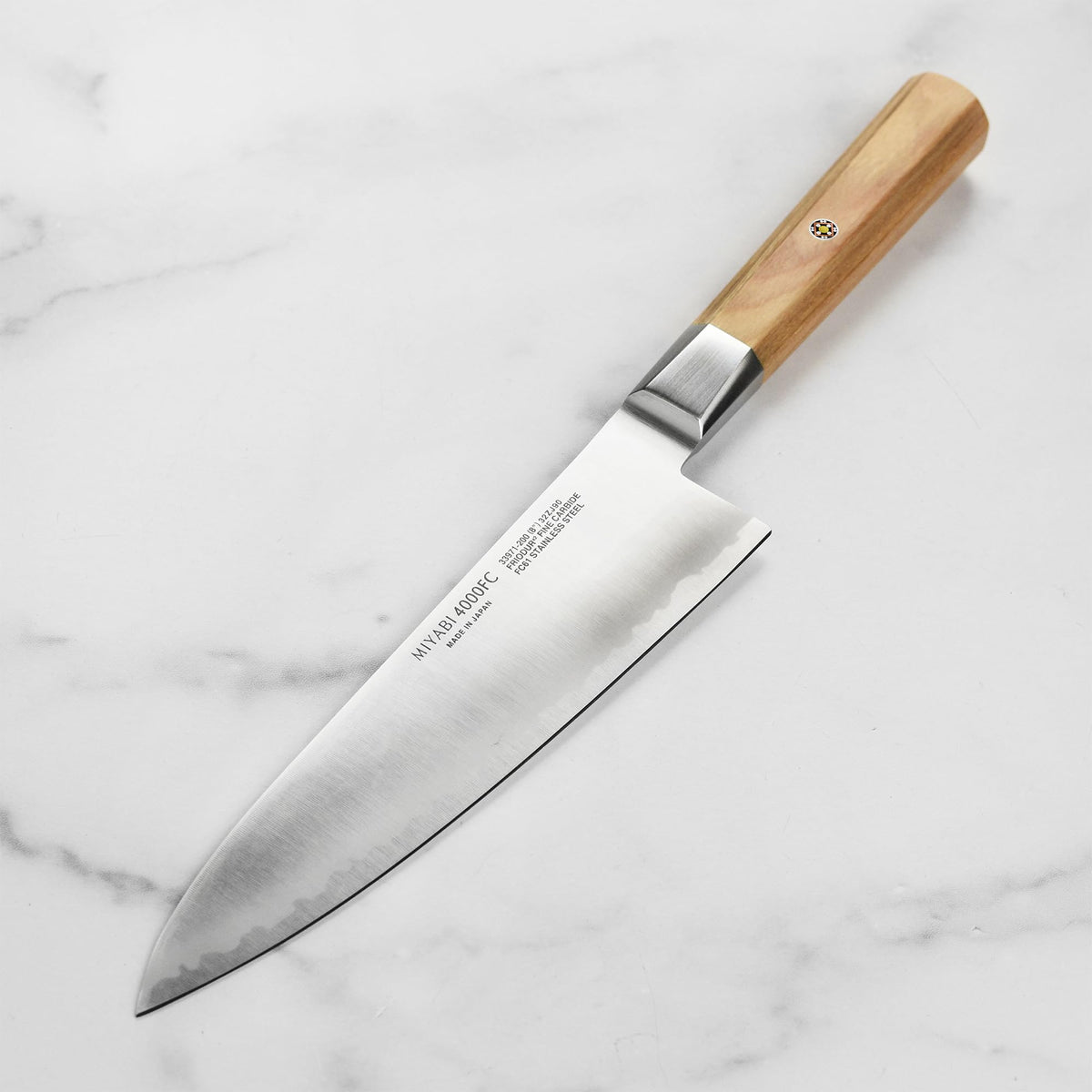 Koya 8-inch Chef's Knife by MIYABI – 8", FC61 Steel, Brown, Model 1026929