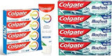Colgate Total Whitening Toothpaste Gel, 10 Benefits, No Trade-Offs, Freshens Breath, Whitens Teeth, Mint Flavor, 4 Pack, 5.1 Oz Tubes