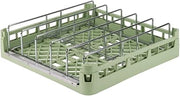 Standard Open End Pan Rack w/Insert and S/S Channel, Light Green