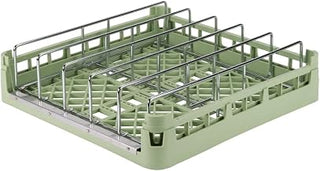 Standard Open End Pan Rack w/Insert and S/S Channel, Light Green