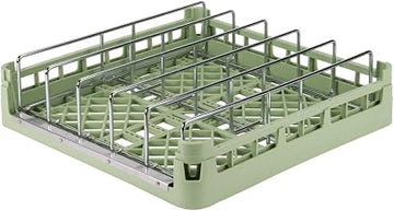 Standard Open End Pan Rack w/Insert and S/S Channel, Light Green