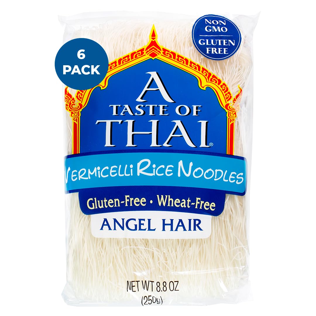 A Taste of Thai Angel Hair / 8.8 Ounce (Pack of 6) / Vermicelli Rice