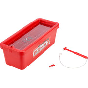 Plastic Fire Extinguisher Cabinet with Breakable Acrylic by Global Industrial – Polystyrene & Arcylic, Red, Model 641650