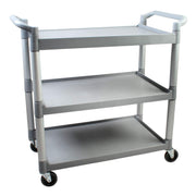 Thunder Group Bus Cart 40-1/2" X 19-3/4" X 37-7/8" 176 Lb. Load Capacity by Excellant – 40 1/2 X 19 3/4 X 37 7/8 Inch, Plastic, Grey, Model PLBC4019G