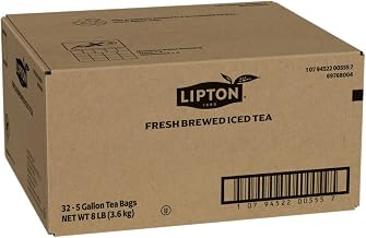 Lipton Auto Brew Fresh Brewed Iced Tea, Makes 5 Gallons - 32 Tea Bags | Auto Brew Iced Tea Bags, Makes 5 Gallons, 32 Bags for use in Commercial Tea Brewers