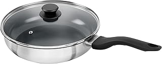 HENCKELS Stream 28 cm Ceramic Coated Induction Sauté Pan | Non-stick, with lid, stainless steel