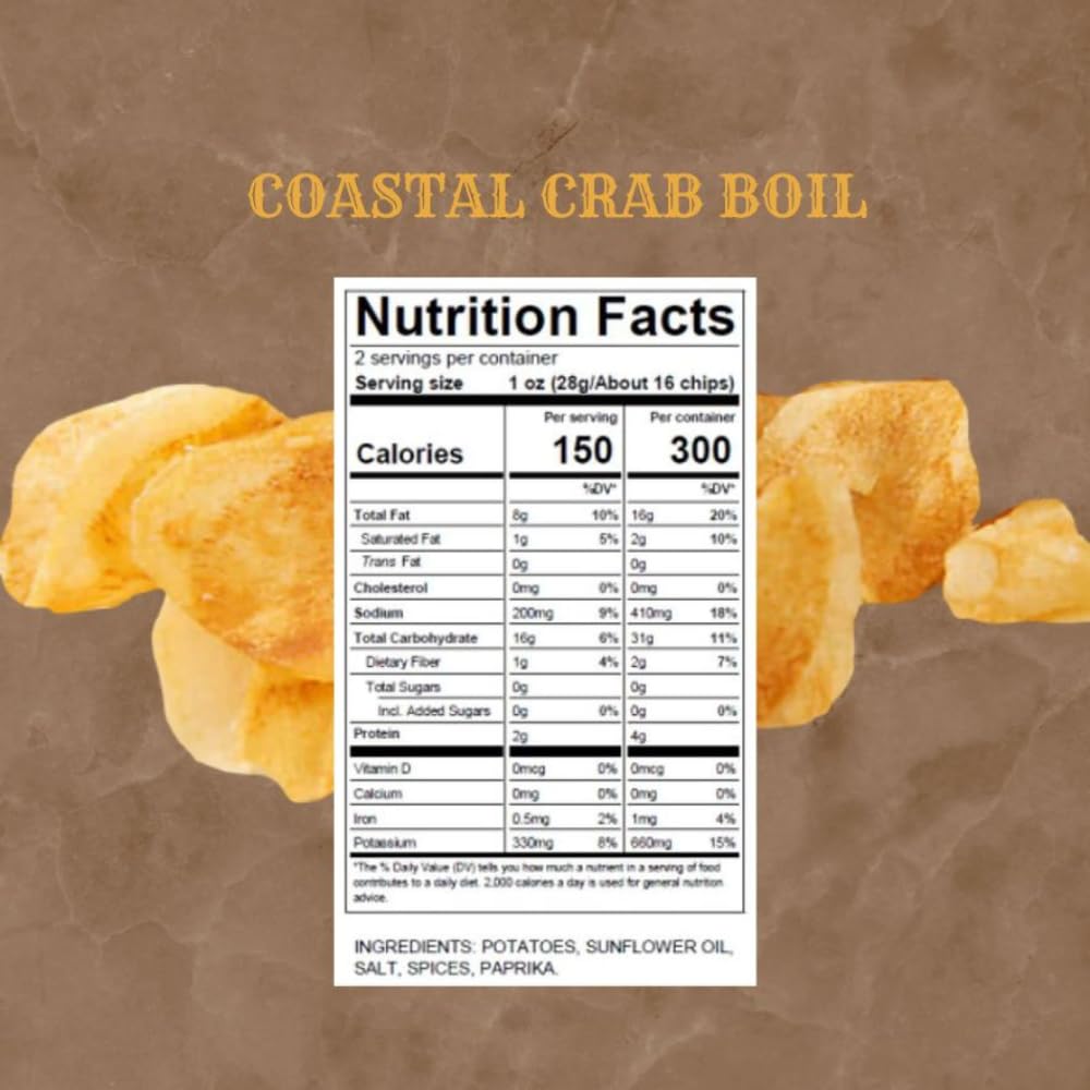 Carolina Kettle Crab / 2 Ounce (Pack of 20) / 1 Chips & Crisps