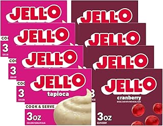 Jell-O Cranberry Gelatin & Tapioca Pudding Combo (Variety Pack)