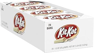 Kit Kat White Creme Wafer Candy Bars, 1.5 oz (24 Count)