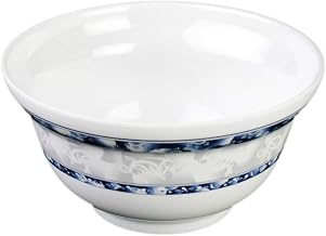 Thunder Group Blue dragon melamine dinnerware collection 20 oz, 5 3/4" noodle bowl (lid sold separately), comes in dozen