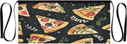 Kigai Pizza Slice Server Apron with 3 Pockets, Waitress Apron for Women and Man, Half Waiter Waist Short Apron
