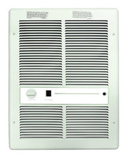 TPI Series 3310 Fan Forced Wall Heater with in-Built Double Pole Thermostat with Summer Fan Switch by Markel – 4"L x 15.38"W x 20.13"H, Steel, White, Model H3317T2SRPW