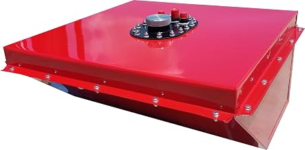 Racer's Choice RCI 1162F Wedged Fuel Cell, 16 gallon (Red 10an Pickup)