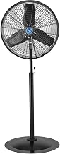 Premium 24" Oscillating Pedestal Fan - 1/2 HP - TEAO Motor - 9400 CFM