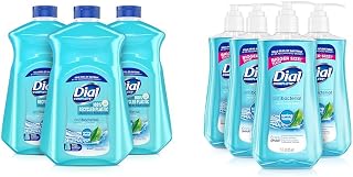 Dial Complete Antibacterial Liquid Hand Soap Refill, Spring Water, 52 Fl Oz & Complete Antibacterial Liquid Hand Soap, Spring Water, 11 fl oz