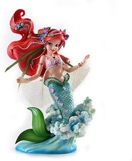 Enesco Disney Showcase Ariel Couture de Force Princess Stone Resin Figurine
