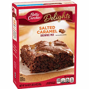 Salted Caramel Brownie Mix 18.4 oz (Pack of 10) by Betty Crocker – 1.84 Ounce (Pack of 10), Brown, Pack of 10