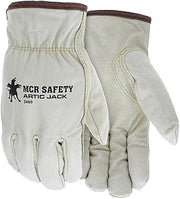 MCR Safety 3460XL Artic Jack Grain Pigskin Drivers Glove, X-Large, White (Pack of 12)