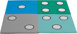 ECR4Kids SoftZone 123 Look at Me Activity Mat with Mirrors, Folding Playmat, Contemporary