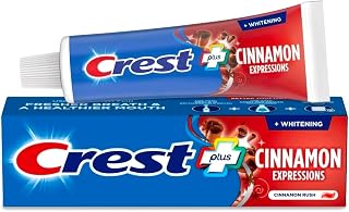 Crest Plus Complete + Whitening Cinnamon Rush Expressions 5.4 oz 2 Boxes